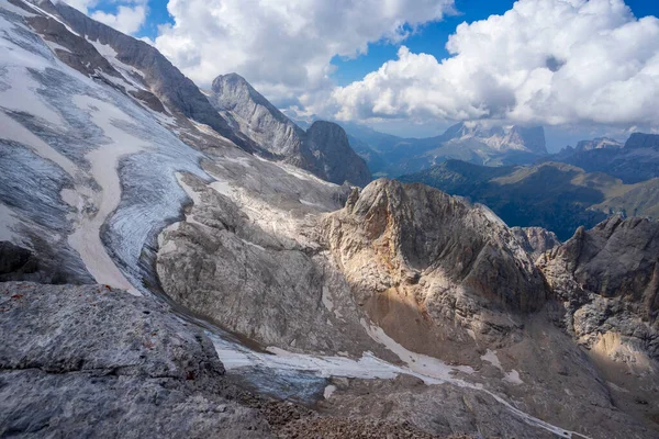 View Marmolada Massif Dolomites Italy — Stock Photo, Image