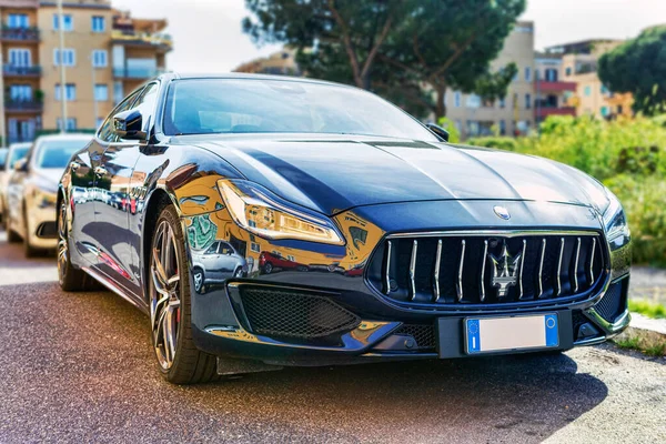 Rzym Włochy Maja 2021 Elegancki Nowoczesny Szybki Luksusowy Włoski Samochód — Zdjęcie stockowe