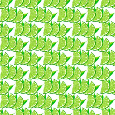 Tema üzerine resim büyük, renksiz yeşil limon, fok balığı için parlak meyve deseni. Güzel, pürüzsüz, tekrar eden kireçten oluşan meyve deseni. Tertemiz yeşil kireçten elde edilen basit renkli desenli meyveler.