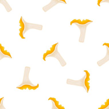 Tema üzerine resim, parlak desenli mantar, fok için sebze chanterelle. Güzel mantarlardan oluşan sebze deseni, bir sürü mantar. Chanterelle mantarından basit bir sebze deseni..