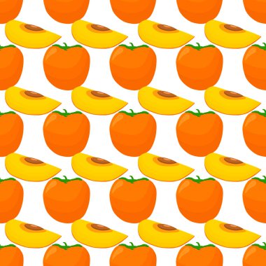 Tema üzerine resim büyük renkli dikişsiz hurma, fok balığı için meyve deseni. Güzel, pürüzsüz tekrar eden hurma ağacından oluşan meyve deseni. Kusursuz hurma ağacından basit renkli desenli meyve.