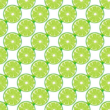 Tema üzerine resim büyük, renksiz yeşil limon, fok balığı için parlak meyve deseni. Güzel, pürüzsüz, tekrar eden kireçten oluşan meyve deseni. Tertemiz yeşil kireçten elde edilen basit renkli desenli meyveler.