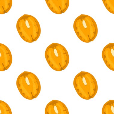 Tema büyük desen aynı tip ceviz, ceviz eşit büyüklükte. Duvar kağıdındaki renkli baskılar için doğal ceviz deseni. Lezzetli ceviz cevizinden soyut renkli desenler.