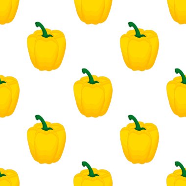 Parlak desenli dolma biber, fok için sebze biberi teması. Sebzeli dolmalık biber deseni, bir sürü kırmızı biber. Capsicum dolma biberinden basit renkli sebze deseni