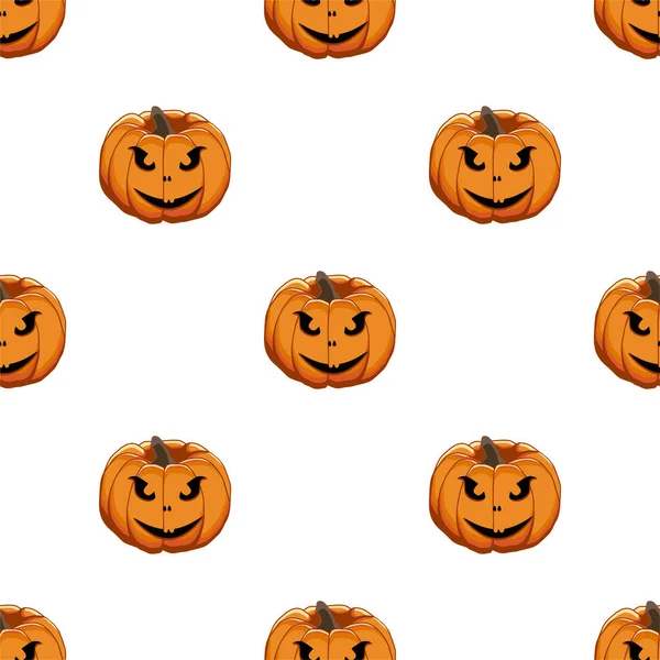 Illustratie Thema Groot Gekleurd Patroon Halloween — Stockvector