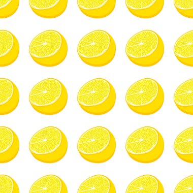 Tema üzerine resim, büyük, renksiz, sarı limon, fok balığı için parlak meyve deseni. Güzel, pürüzsüz tekrar eden limondan oluşan meyve deseni. Tertemiz limondan basit renkli desenli meyveler..