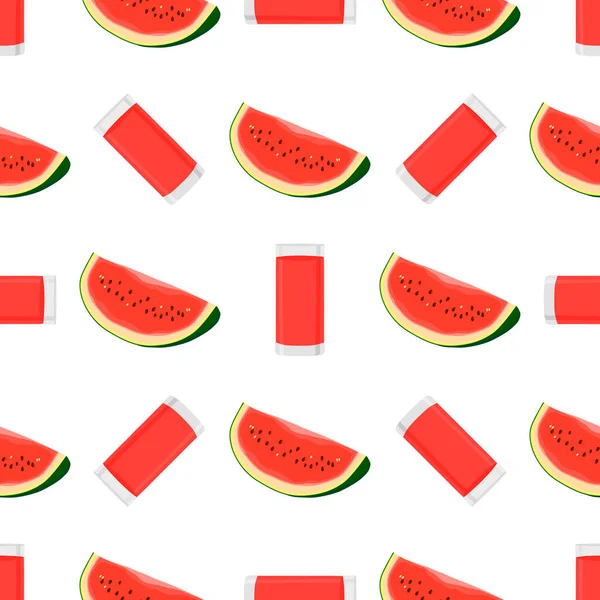 Illustratie Thema Gekleurde Limonade Watermeloen Kopje Voor Natuurlijke Drank Limonade — Stockvector