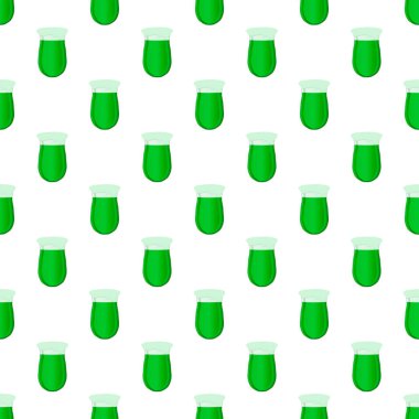 Resimli İrlanda bayramı Aziz Patrick günü, kupada dikişsiz renkli bira. Beyaz arka planda birbirinin aynısı pek çok bira bardağından oluşan Aziz Patrick günü. Aziz Patrick Günü 'nün ana aksesuarında bira..