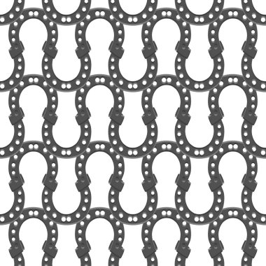 İrlanda bayramı temalı Aziz Patrick günü, kusursuz at nalı. Beyaz arka planda benzer at nallarından oluşan Aziz Patrick Günü deseni. Aziz Patrick Günü 'nün ana aksesuarı..