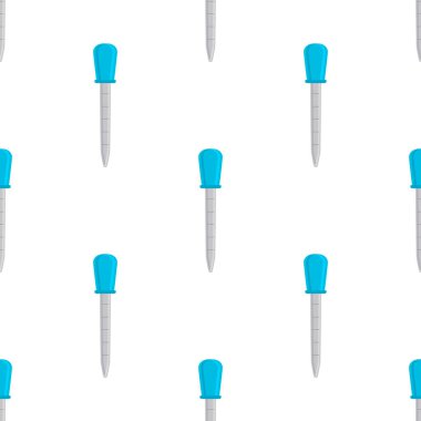 Soyut, pürüzsüz tıbbi pipo, beyaz arka planda laboratuvar için damlatıcı. Benzer bir çok cam laboratuvar tıbbi pipetinden oluşan patern düşürücü. Laboratuvardan tıbbî pipet.