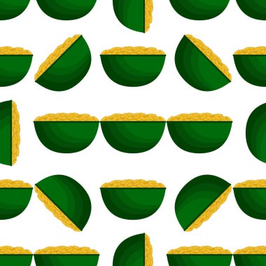 İrlanda bayramı temalı Aziz Patrick günü, kusursuz madeni paralar. Beyaz arka planda birçok özdeş madeni paranın olduğu Aziz Patrick günü. Para için ot. Aziz Patrick Günü için ana aksesuar.