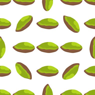 Temalı, büyük desenli, fıstıklı, fındıklı, eşit büyüklükte bir resim. Duvar kağıdındaki renkli baskılar için taze fındık desenli. Birçok fıstıktan soyut renkli desenler