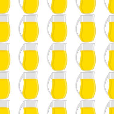 Doğal içecek için cam sürahide büyük renkli limonata teması. Mutfak aksesuarlarından oluşan limonata deseni, organik yiyecekler için cam sürahi. Cam testiden taze limonata..