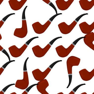 Tema üzerine resim birçok özdeş dikişsiz tip tütün için farklı boyutlarda sigara piposu tüttürür. Duman tütününün renk koleksiyonu aksesuarından oluşan boru deseni. Tütün piposu sağlığa zarar verir.