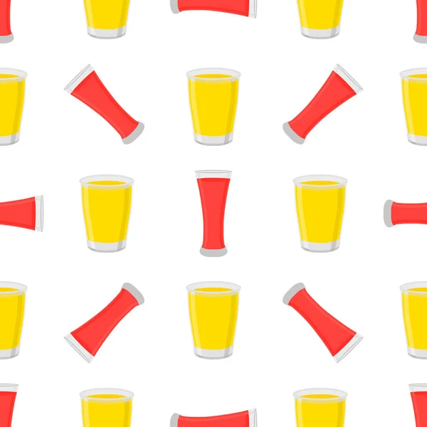 Ilustración Sobre Tema Limonada Colores Grandes Vaso Vidrio Para Bebida — Archivo Imágenes Vectoriales
