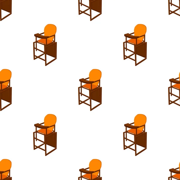 형형색색 어린이의 젖먹이가 의자를 설명해 십시오 레이아웃으로 구성된 그림높은 다리의 — 스톡 벡터