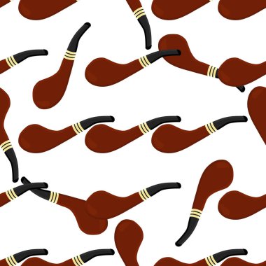 Tema üzerine resim birçok özdeş dikişsiz tip tütün için farklı boyutlarda sigara piposu tüttürür. Duman tütününün renk koleksiyonu aksesuarından oluşan boru deseni. Tütün piposu sağlığa zarar verir.