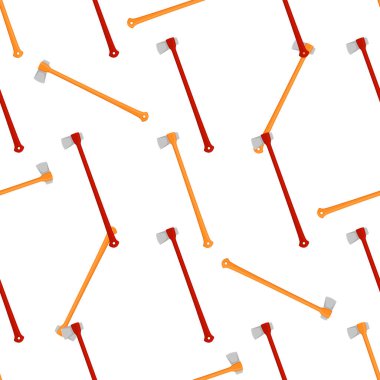 Ahşap saplı çelik baltalar, avlanmak için metal balta. Beyaz arka planda birçok özdeş balta içeren büyük kit baltası. Sahte baltalar erkek aksesuarları, hayatta kalmak için baltalar.