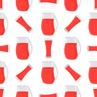 Cam sürahide renkli limonata, doğal içecek bardağı. Mutfak aksesuarı, cam sürahi ve organik yiyeceklerden oluşan limonata deseni. Cam bardaktaki sürahide taze limonata.