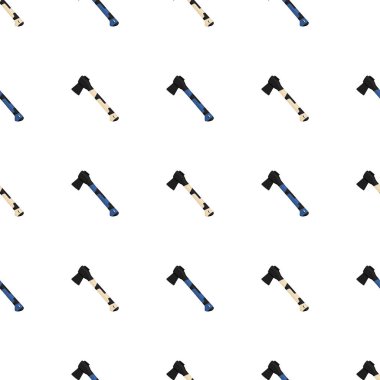 Ahşap saplı çelik baltalar, avlanmak için metal balta. Beyaz arka planda birçok özdeş balta içeren büyük kit baltası. Sahte baltalar erkek aksesuarları, hayatta kalmak için baltalar.