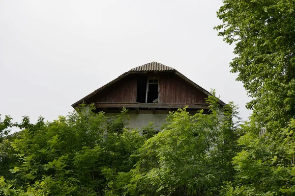 Beautiful Old Abandoned Building Farm House Countryside Natural Background Photography — Stock Photo, Image