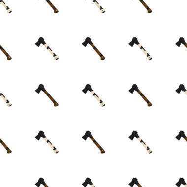 Ahşap saplı çelik baltalar, avlanmak için metal balta. Beyaz arka planda birçok özdeş balta içeren büyük kit baltası. Sahte baltalar erkek aksesuarları, hayatta kalmak için baltalar.