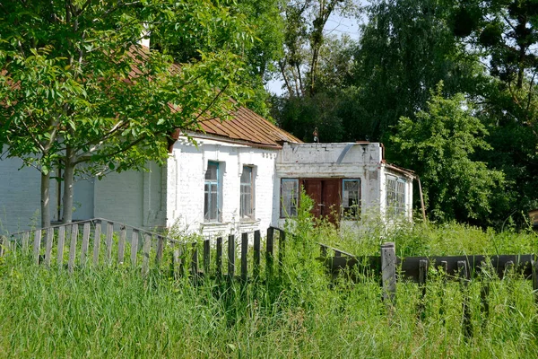 Prachtige Oude Verlaten Gebouw Boerderij Het Platteland Natuurlijke Achtergrond Fotografie — Stockfoto