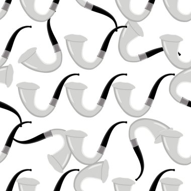 Tema üzerine resim birçok özdeş dikişsiz tip tütün için farklı boyutlarda sigara piposu tüttürür. Duman tütününün renk koleksiyonu aksesuarından oluşan boru deseni. Tütün piposu sağlığa zarar verir.