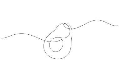 Pizza, kahve, şarap ve beyaz arka planda meyve gibi yiyecek ikonlarının minimalist bir çizgisi.