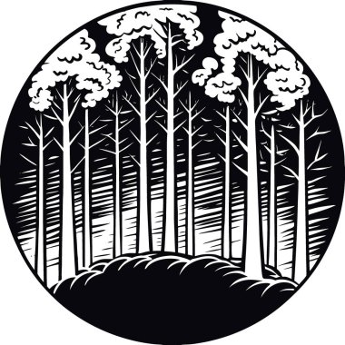 Siyah zemin üzerinde beyaz sisli manzaralı dikey ışık olan soyut bir arkaplan. Yapay zeka üretildi. Vektör simgesi