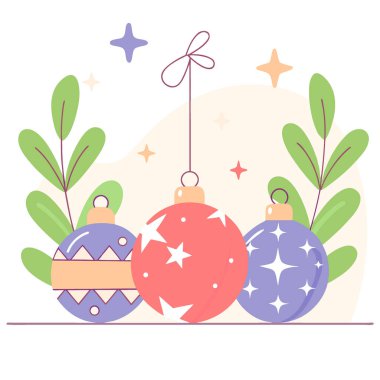 Koyu mavi arka plan, altın ve mavi süsler ve yıldızlar yapay zeka. Vektör simgesi