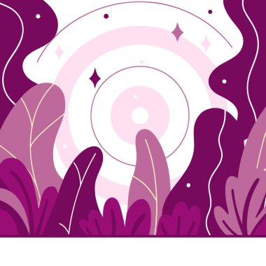 Yeşil ve altın tonlarının yer aldığı desenli soyut bir sanat eseri. Gizemli bir şey çağrıştırıyor. Su altında. Yapay zeka üretildi. Vektör simgesi