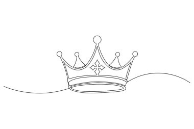 Beyaz zemin üzerinde izole edilmiş, minimal biçimli, kesintisiz tek çizgi çizimi.