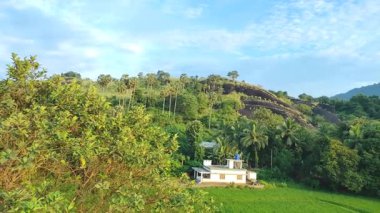 Dağ Manzarası Ananganmala Eko Turizm Köyü Palakkad Kerala Iconic Aqueduct Köprüsü Kizhoor Film Sahnesi Huzurlu Göl ve Manzara Tarları
