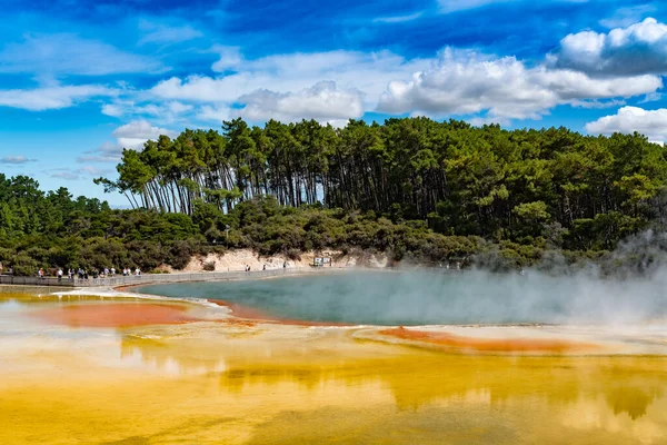 Yellowstone National Park Lake View — Stock Photo, Image