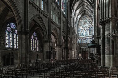 güzel katedral iç görünümü 