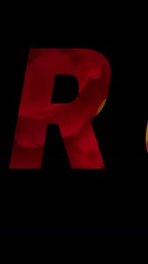 RGB harflerini gösteren yaratıcı animasyon. Suda dönen renkli mürekkeple dolu. Kırmızı, yeşil ve mavi tonlar tipografinin içinde akıcı bir şekilde hareket ederek modern ve sanatsal bir görsel etki yaratır.