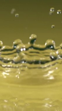 Suyun damlacıkları zarif bir şekilde yükselip alçalıyorlar ve öğleden sonra ışığında sakin bir gölün yüzeyine serpiştirip güzelliklerini sergiliyorlar..