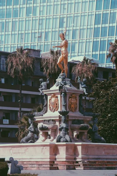 Georgien Stadt Batumi Neptunbrunnen — Stockfoto