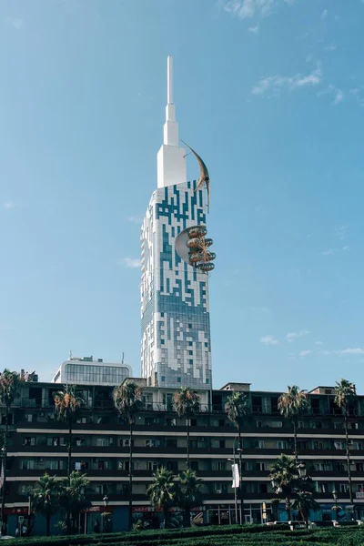 Land Georgien Batumi Stadtarchitektur David Gogichaishvili Turm Stockbild