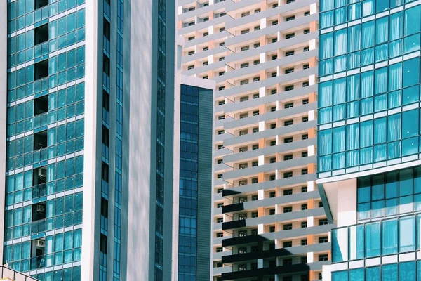Сучасні Скляні Будівлі Сільська Грузія Міська Архітектура Батумі — стокове фото