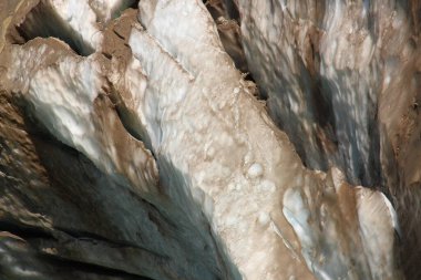 Soyut desen, buzul dokusu, buzdağı yüzeyi, kirli buz arkaplanı. 