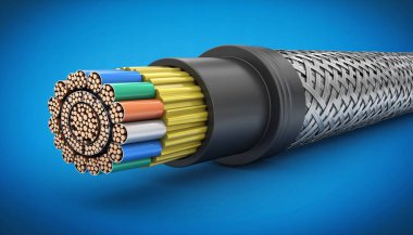 Elektrik Mühendisliği Çoklu Kablolu Ekran Kablosu