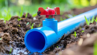 Plastik Tesisat Sistemli Arka Bahçe Su Borusu Bakımı