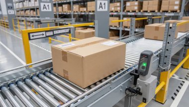 Yüksek Teknoloji Deposunda Otomatik Taşıma Sistemi Taşıma Paketi