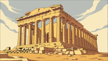 Atina 'daki Partenon tapınağının zamansız güzelliğini keşfedin. Antik Yunan mimarisi, dorik sütunları ve kültürel mirası sıcak güneş ışığı ve klasik uygarlığı ve arkeolojik önemi yansıtan tarihi kalıntılar aracılığıyla sergileyin..