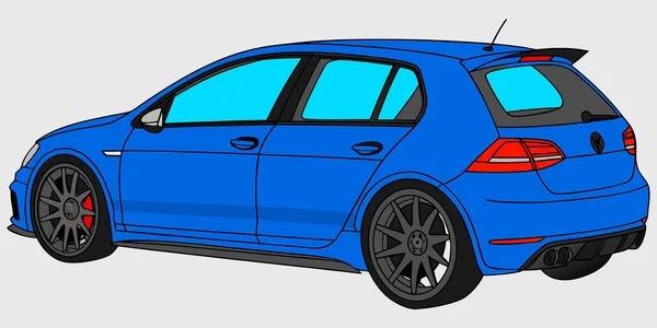 Spor tasarımı, siyah alaşımlı tekerlekler, renkli fren ayarları, otomotiv markalaşması ve konsept sanat sunumları için mükemmel aerodinamik tasarım.