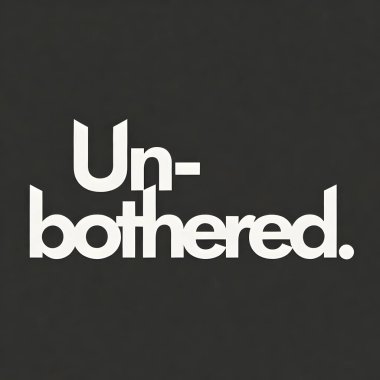 Minimalist grafik tasarımı. Cesur ve modern bir yazı tipiyle 