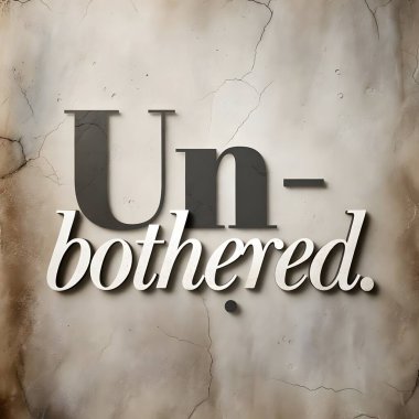 Eskimiş ve çatlamış bir arka plan karşısında kalın yazı tipiyle 