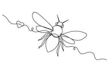 Basit bir sanat eseri. Minimalist aşk sembolü.